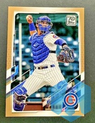 2021 Topps Series 1  Willson Contreras #165 Chicago Cubs  GOLD